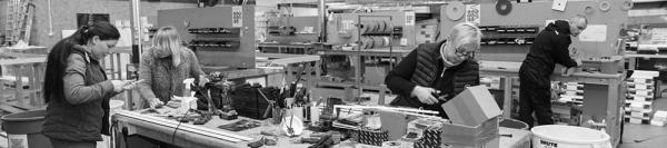 The team at the factory
